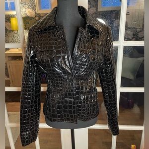 Faux leather jacket